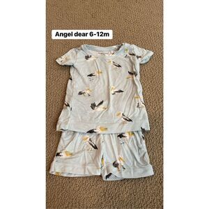 Angel Dear 6-12m bamboo PJ set